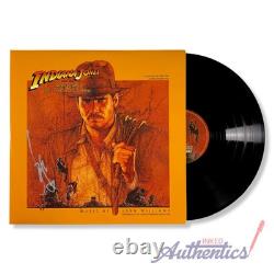 Vinyle LP signé par Harrison Ford Indiana Jones Les Aventuriers de l'Arche perdue