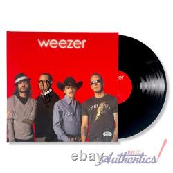 Vinyle LP signé par Patrick Wilson Weezer (Album Rouge) PSA/DNA Authentifié