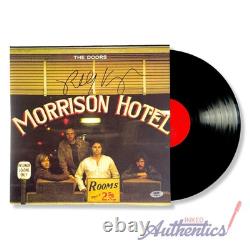 Vinyle LP signé par Robby Krieger de l'album Morrison Hotel des Doors PSA/DNA