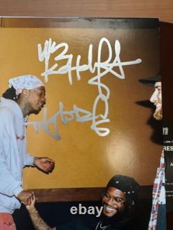 Vinyle LP signé par Wiz Khalifa Full Court Press BAS Beckett COA
