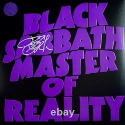 Vinyle Master Of Reality de Black Sabbath signé par Ozzy Osbourne