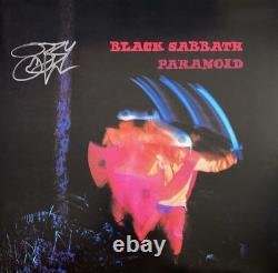 Vinyle Paranoid de Black Sabbath signé par Ozzy Osbourne