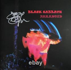 Vinyle Paranoïd de Black Sabbath signé par Ozzy Osbourne