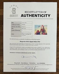 Vinyle Phoebe Bridgers PUNISHER et photo autographiée signée Boygenius avec certificat d'authenticité BAS.