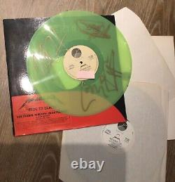 Vinyle RARE de Metallica, signé x4, meilleure offre acceptée