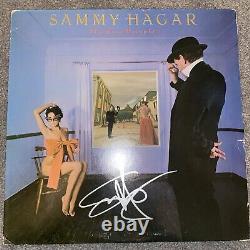 Vinyle autographié de Sammy Hagar pour l'album Standing Hampton - Preuve rare de Van Halen