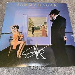 Vinyle autographié de Sammy Hagar pour l'album Standing Hampton - Preuve rare de Van Halen