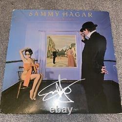 Vinyle autographié de Sammy Hagar pour l'album Standing Hampton - Preuve rare de Van Halen
