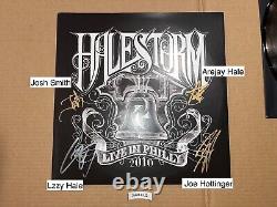 Vinyle autographié signé par Halestorm - Lzzy Hale Live À Philly
