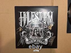 Vinyle autographié signé par Halestorm - Lzzy Hale Live À Philly