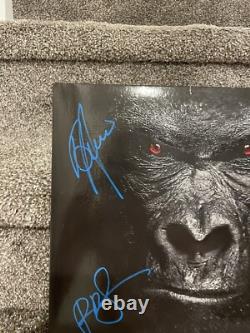 Vinyle couleur LP six signé autographié extrême rock rare du groupe entier