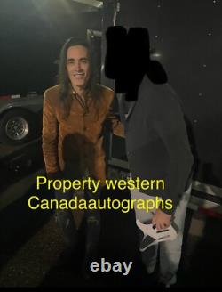 Vinyle couleur LP six signé autographié extrême rock rare du groupe entier