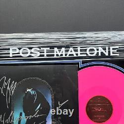 Vinyle encadré signé autographié de Post Malone avec certificat d'authenticité Beckett BAS, rare