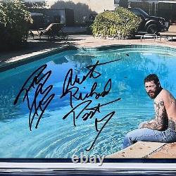 Vinyle encadré signé autographié par Post Malone avec certificat d'authenticité Beckett BAS, rare