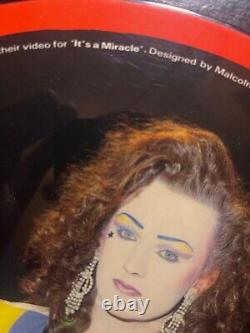 Vinyle photo dédicacé rare de Boy George signé, certificat d'authenticité Culture Club 1984 UK