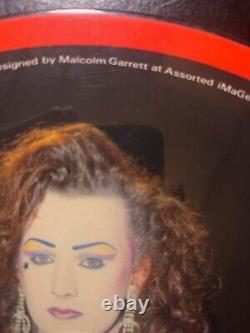 Vinyle photo dédicacé rare de Boy George signé, certificat d'authenticité Culture Club 1984 UK