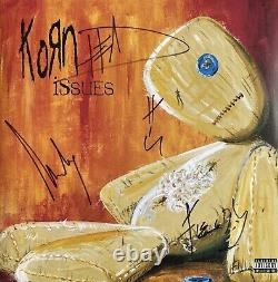 Vinyle signé Korn Issues par Jonathan Davis, Head, Fieldy et Munky