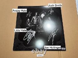 'Vinyle signé autographié par Halestorm LP Lzzy Hale The Strange Case Of'