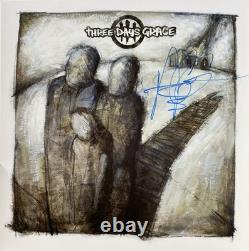 Vinyle signé d'Adam Gontier de Three Days Grace