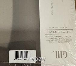 Vinyle signé de Taylor Swift Le Département des Poètes Torturés TTPD Avec Cœur