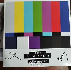 Vinyle signé des Lumineers - preuve automatique