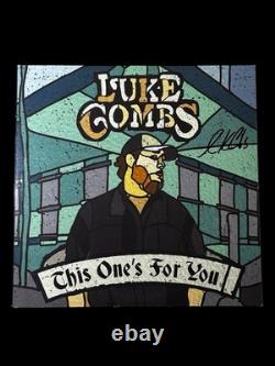 Vinyle signé et authentifié de Luke Combs 'This One's For You' certifié Beckett rare