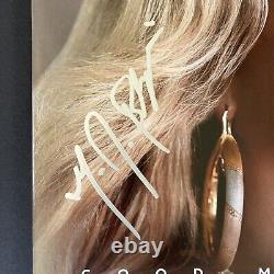 Vinyle signé et authentifié de Mary J Blige avec certificat d'authenticité Beckett