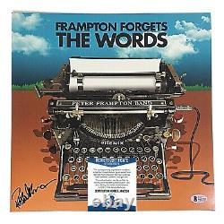 Vinyle signé par Peter Frampton oublie les paroles Album Beckett Authentic COA