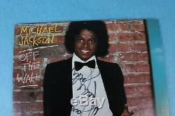 Vtg 1979 Michael Jackson Off The Wall Signée À La Main 33rpm Vinyle Near Mint
