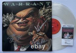 Warrant Autographe à la main Dirty Rotten. Album Vinyle LP + JSA COA