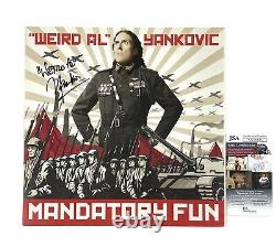 Weird Al Yankovic Signé À La Main Autographié Obligatoire Fun Vinyl Lp Record Jsa