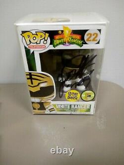 White Power Ranger Glow In The Dark Nycc #22 Limit 480 Signé Jason David Frank