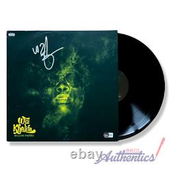 'Wiz Khalifa signé Autographié Vinyle LP Rolling Papers Beckett Authentifié'