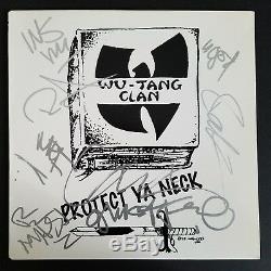 Wu-tang Clan Complet Signé Protégez Ya Neck Vinyl Record Rza Method Man 6 Rad