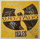 Wu-tang Clan Complet Signé Règles De Disque Vinyle 12 Rza Method Man Gza Rad 6