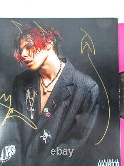 Yungblud Signé Autographié Avec Sketch & Kiss Pink Vinyl Album Apeca Coa