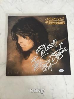 Zakk Wylde Vinyle Album Autographié d'Ozzy Osbourne avec Croquis de Guitare Psa DNA