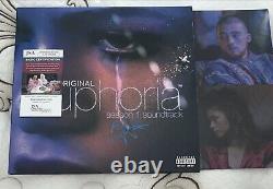 Zendaya a signé un vinyle LP autographié Euphoria JSA Authentique RARE