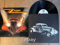 Zz Top vinyle LP Eliminator signé à la main et autographié