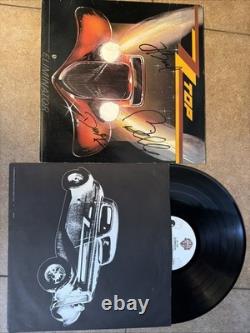 Zz Top vinyle LP Eliminator signé à la main et autographié