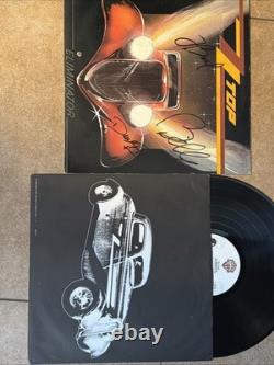 Zz Top vinyle LP Eliminator signé à la main et autographié