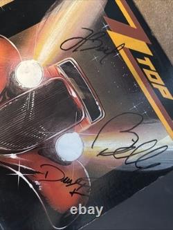 Zz Top vinyle LP Eliminator signé à la main et autographié